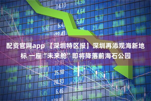 配资官网app 【深圳特区报】深圳再添观海新地标 一座“未来舱”即将降落前海石公园